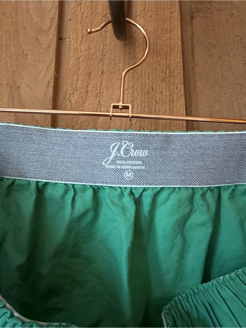 J. Crew Green Cotton Shorts